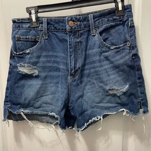 BRAND NEW Dark blue jean shorts
